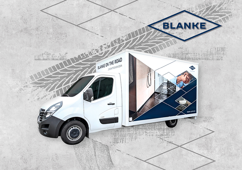 Mehrwert auf Tour mit dem neuen Blanke Mehrwertmobil. (Bildquelle: Blanke)