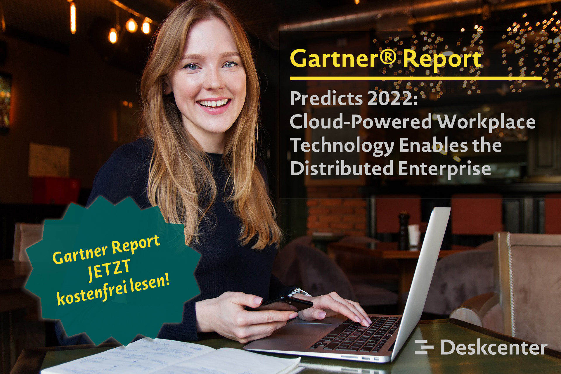 11 Punkte, wie es mit dem cloudbasierten Workspace klappt, liefert der Gartner Report Predicts 2022. (Bildquelle: Deskcenter/Nastya Gepp/Pixabay.com)