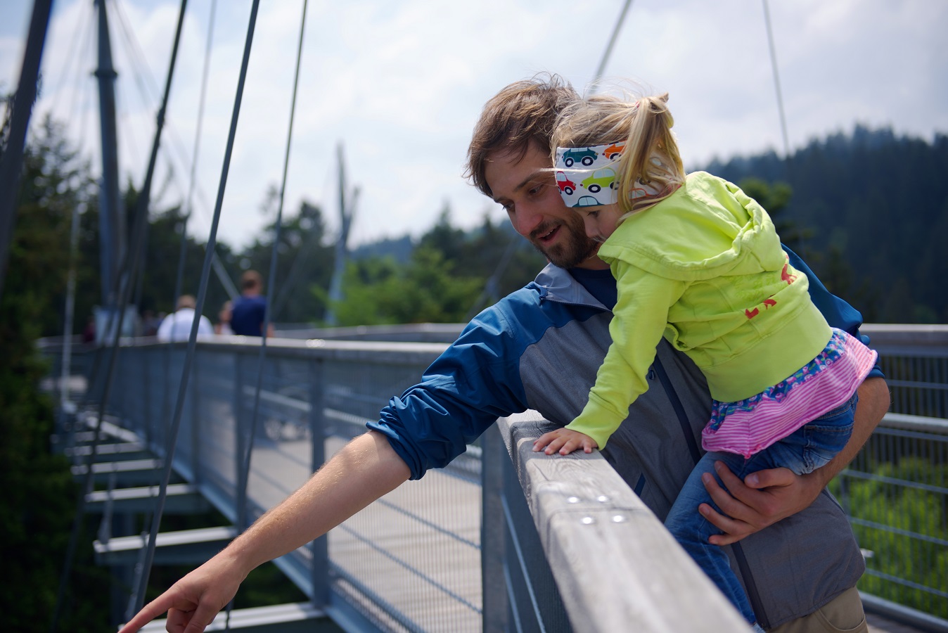 Kommt in den skywalk-allgäu und genießt einen Vater-Kind-Tag, während die Mamas sich einen freien Tag machen.