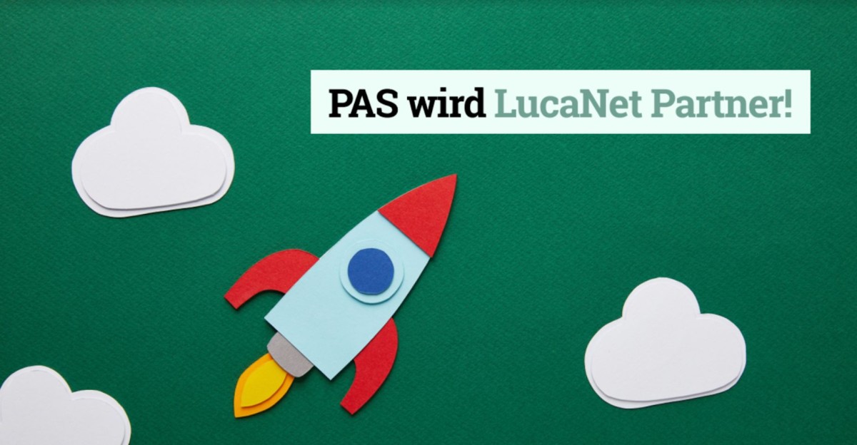 PAS wird LucaNet Partner! (© intern) PAS wird LucaNet Partner! (© intern)