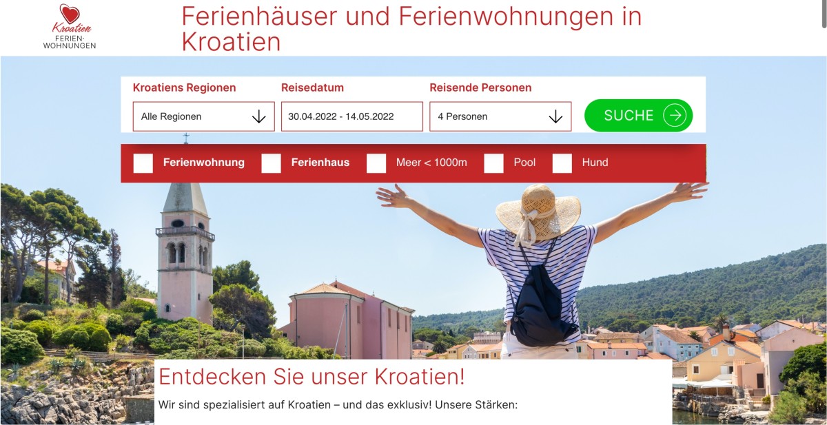 Ferienhäuser in Kroatien (© CasaSolis GmbH)