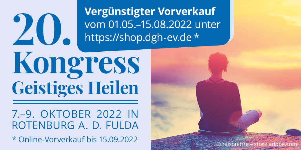 Der DGH-Kongress Geistiges Heilen e. V. bietet Einblicke in die Vielfalt spiritueller Heilweisen. (Bildquelle: DGH e. V.) Der DGH-Kongress Geistiges Heilen e. V. bietet Einblicke in die Vielfalt spiritueller Heilweisen. (Bildquelle: DGH e. V.)