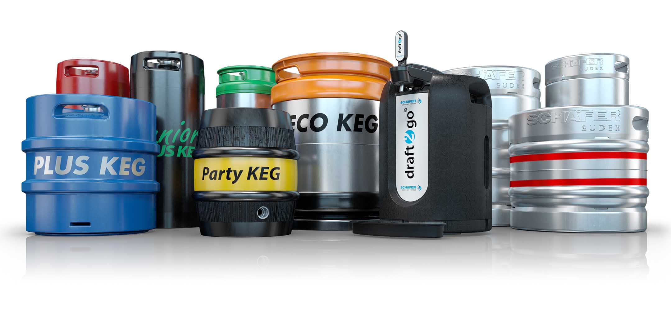 KEGs aus Edelstahl von SCHÄFER Container Systems für die Brau- und Getränkeindustrie