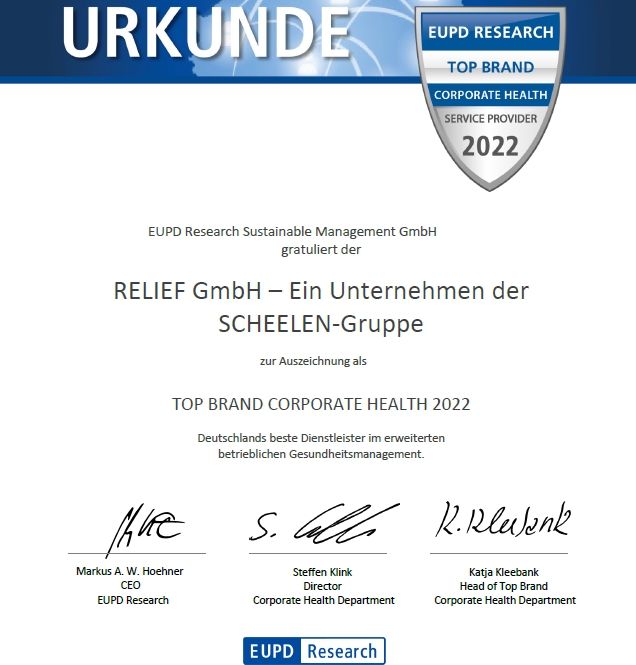 RELIEF®- Die Toolbox für Resilienz und Stressmanagement