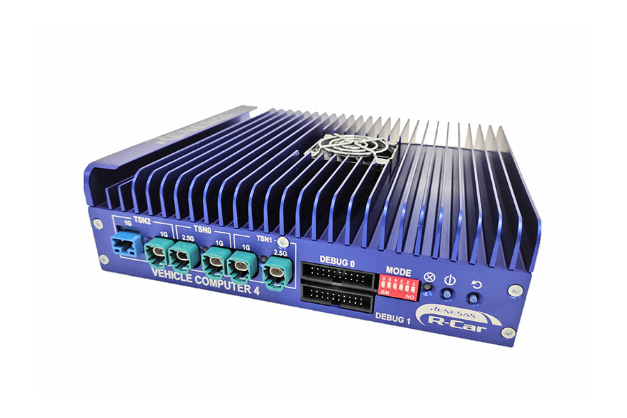 Renesas implementiert 1000BASE-RHC optischen Physical Layer von KDPOF in neuen Fahrzeugcomputer VC4 (Bildquelle: Renesas) Renesas implementiert 1000BASE-RHC optischen Physical Layer von KDPOF in neuen Fahrzeugcomputer VC4 (Bildquelle: Renesas)