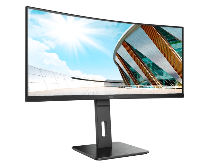 AOC CU34P2C: Vielseitigkeit mit USB-C (65 W)