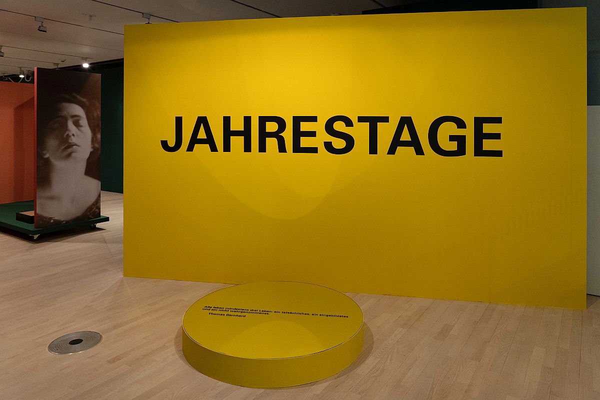 Blick in die Ausstellungsintallation (Bildquelle:©Deutsches Tanzarchiv Köln, Janet Sinica)