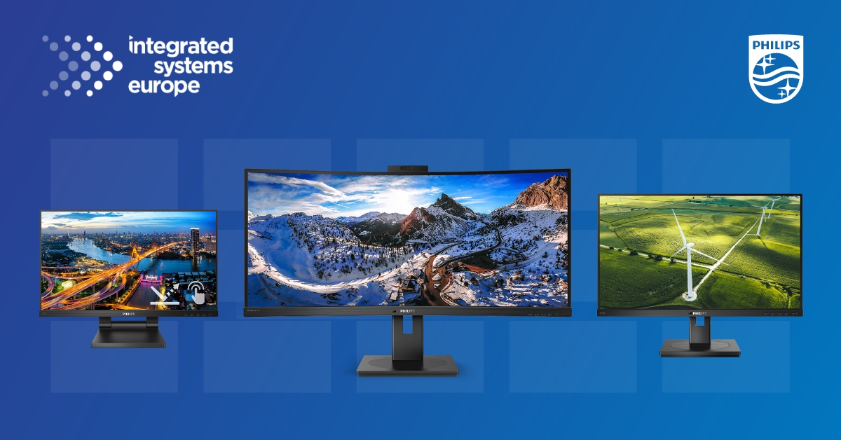 Philips Monitore werden auf der ISE 2022 ihr innovatives Portfolio präsentieren
