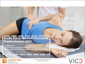 Studie Social Media-Performance Krankenkassen 2022