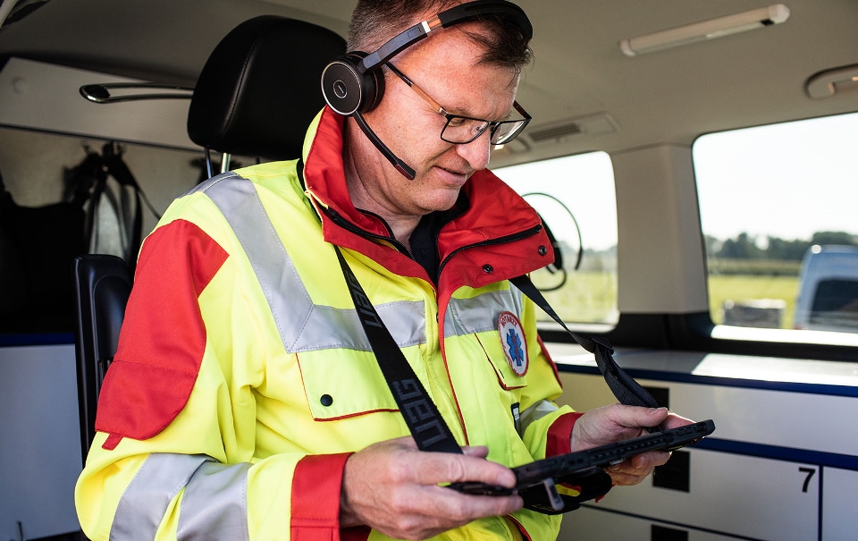 Vernetzt mit Rettungsteams: AVA ermöglicht einen direkten Draht zum Notarzt