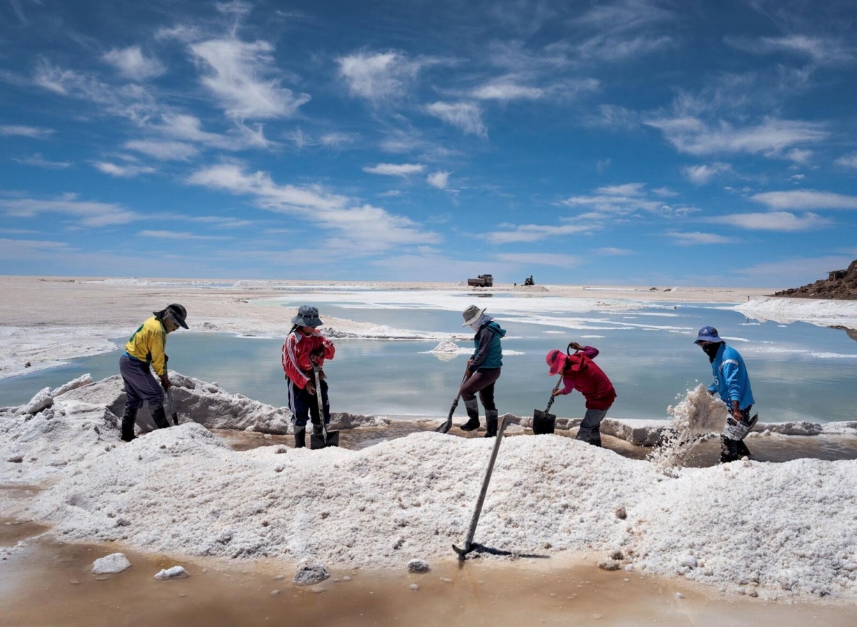Auf einem Salar in Argentinien; Foto: Portofino Resources Auf einem Salar in Argentinien; Foto: Portofino Resources