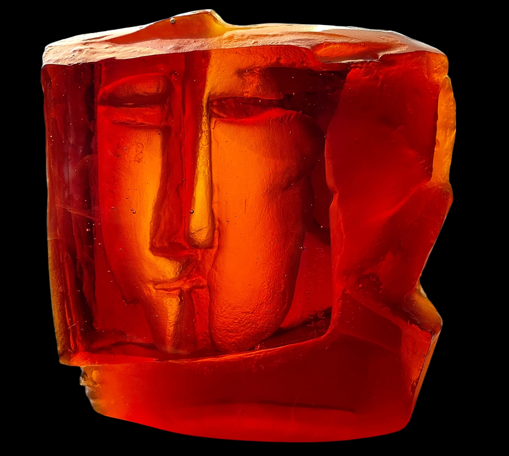 Stanislav Libensky und Jaroslava Brychtova, Der Kuss, Tschechien, 1960 Stanislav Libensky und Jaroslava Brychtova, Der Kuss, Tschechien, 1960