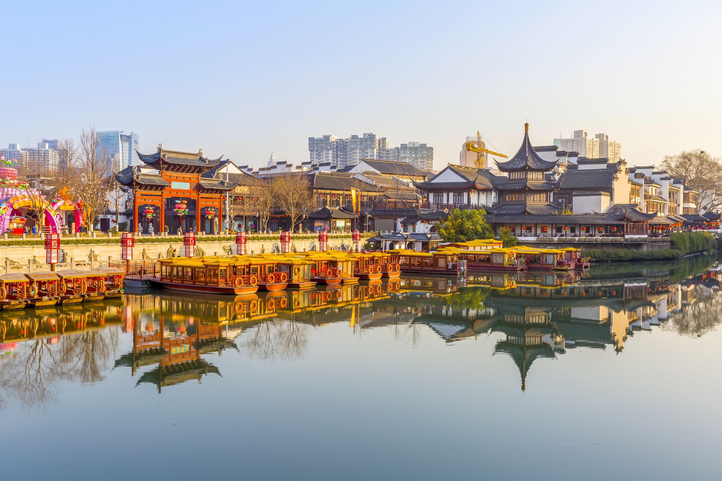 Ein Besuch am Konfuzius Tempel ist ein besonderes Vergnügen für die ganze Familie. Copyright: Nanjing Tourism