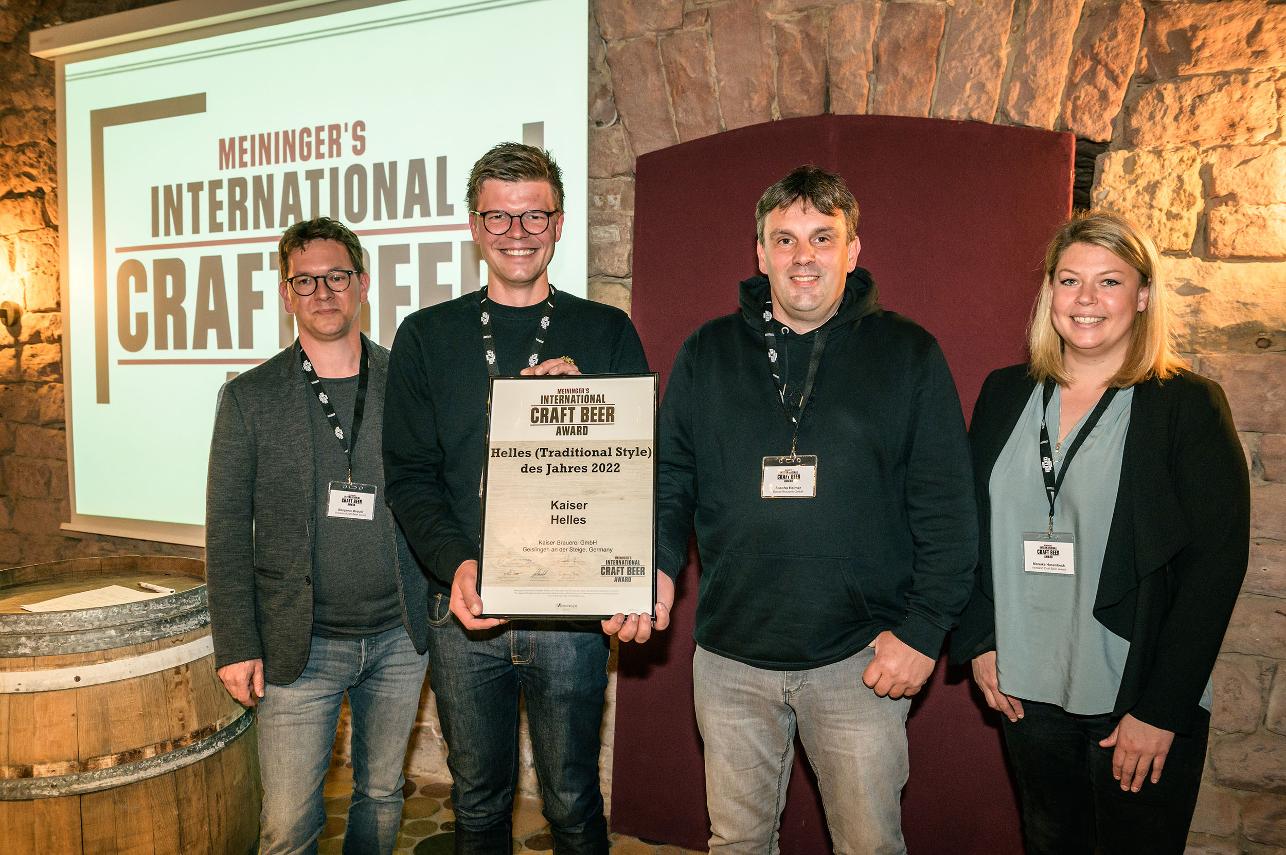 Kaiser Brauerei aus Geislingen: Erfolg beim Wettbewerb„Meininger’s International Craft Beer Award" (Die Bildrechte liegen bei dem Verfasser der Mitteilung.) Kaiser Brauerei aus Geislingen: Erfolg beim Wettbewerb„Meininger’s International Craft Beer Award" (Die Bildrechte liegen bei dem Verfasser der Mitteilung.)