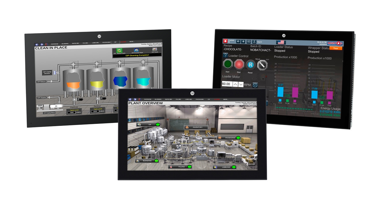 Rockwell Automation stellt neue, flexibel anpassbare Industriemonitore vor (Bildquelle: @ Rockwell Automation) Rockwell Automation stellt neue, flexibel anpassbare Industriemonitore vor (Bildquelle: @ Rockwell Automation)