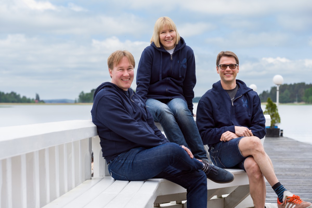 RELEX-Gründer Michael Falck, Johanna Småros und Mikko Kärkkäinen (© RELEX Solutions) RELEX-Gründer Michael Falck, Johanna Småros und Mikko Kärkkäinen (© RELEX Solutions)