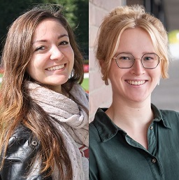 Anja Batur und Jule Fischer, Volontärinnen bei Akima Media (Quelle: Akima Media)