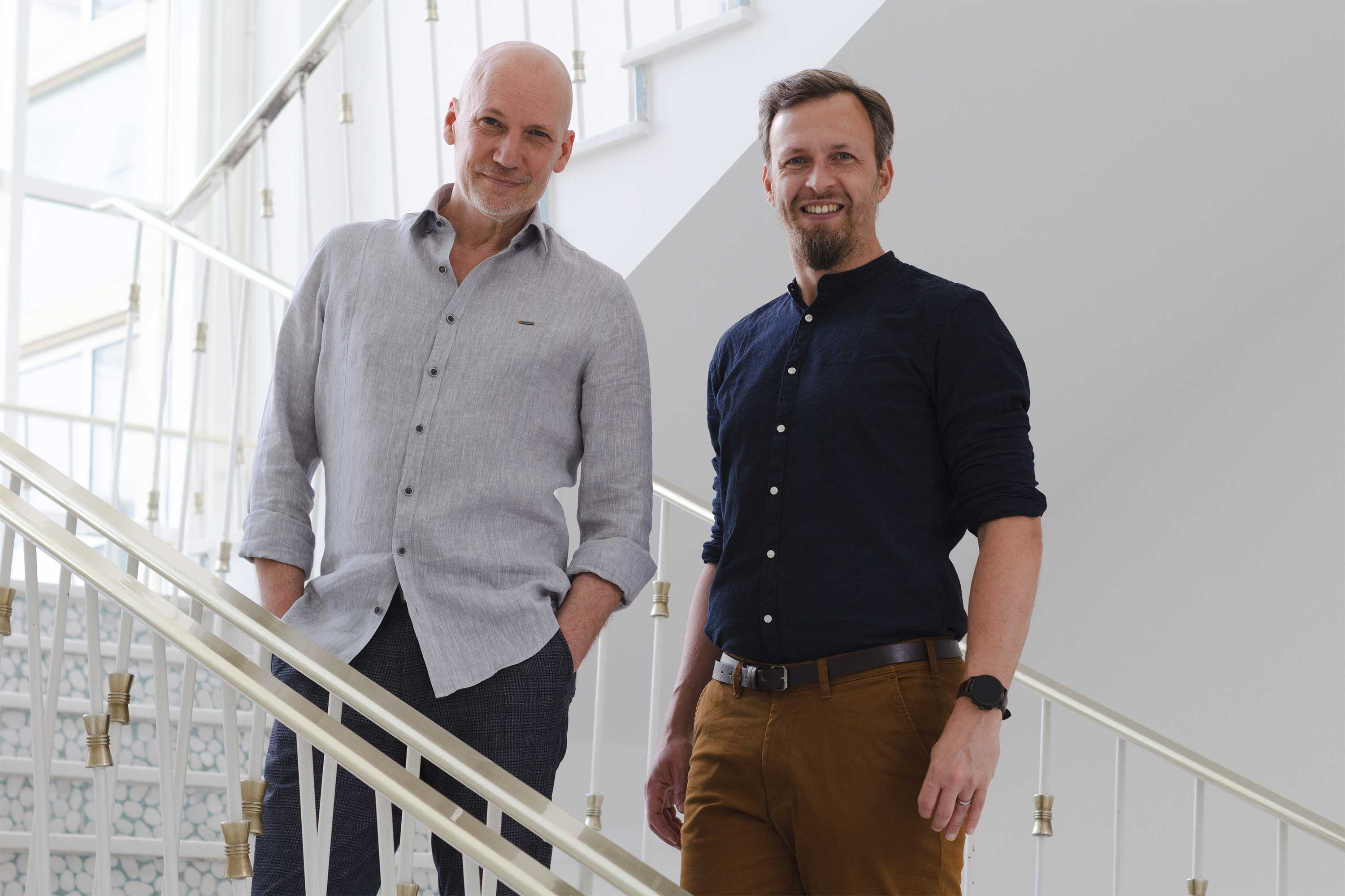 Neu an Bord bei Palmer Hargreaves: (v.l.) John Koens und Andreas Rotte (Die Bildrechte liegen bei dem Verfasser der Mitteilung.)