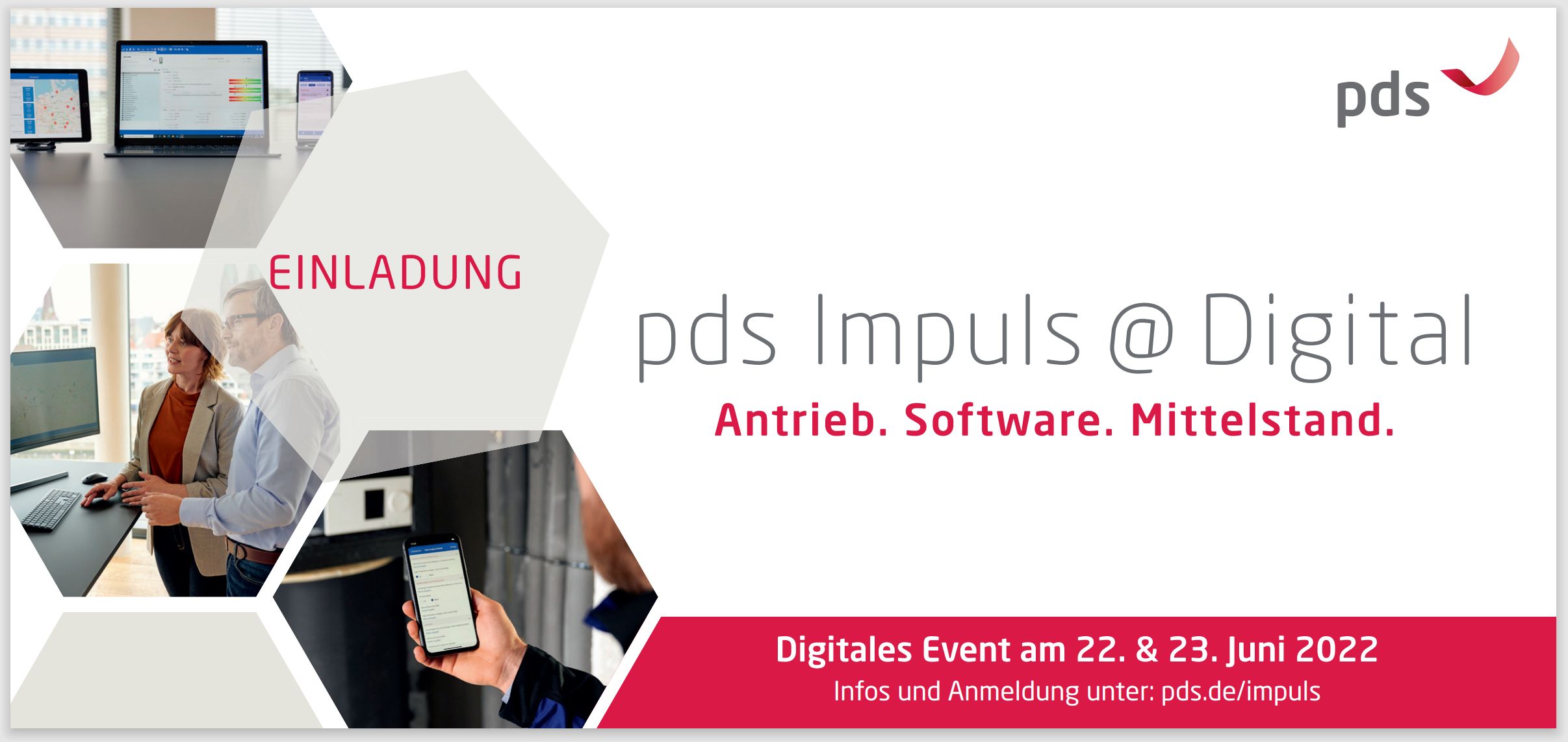 pds Impuls 2022: das Online-Event für die Digitalisierung in Handwerk und Bau am 22.& 23. Juni 2022 (Die Bildrechte liegen bei dem Verfasser der Mitteilung.) pds Impuls 2022: das Online-Event für die Digitalisierung in Handwerk und Bau am 22.& 23. Juni 2022 (Die Bildrechte liegen bei dem Verfasser der Mitteilung.)