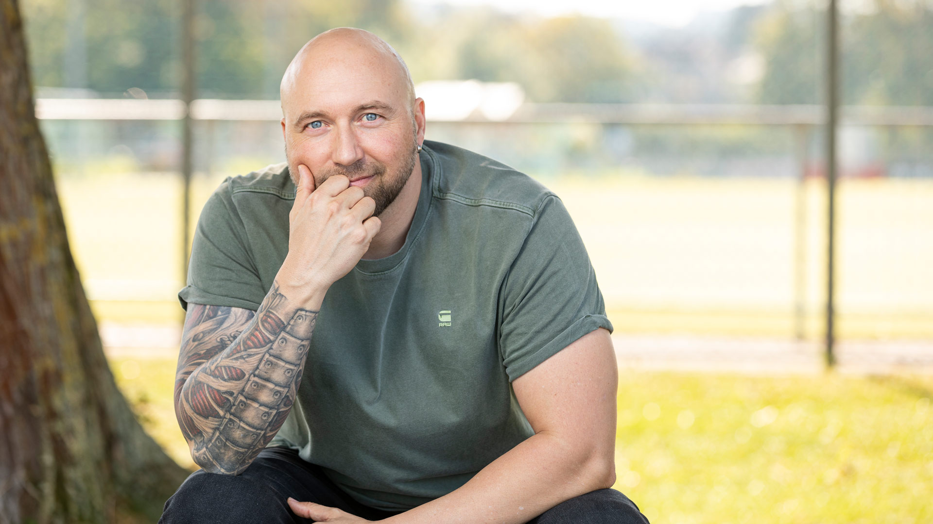 Mario Wilke spricht darüber, dass das eigene Leid nicht das der anderen Menschen lindert. (Die Bildrechte liegen bei dem Verfasser der Mitteilung.)