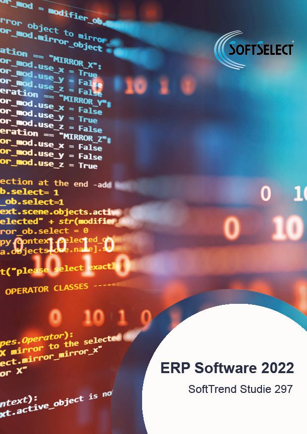 SoftSelect ERP-Software Studie 2022 ab sofort erhältlich - Management Summary kostenfrei (Die Bildrechte liegen bei dem Verfasser der Mitteilung.) SoftSelect ERP-Software Studie 2022 ab sofort erhältlich - Management Summary kostenfrei (Die Bildrechte liegen bei dem Verfasser der Mitteilung.)