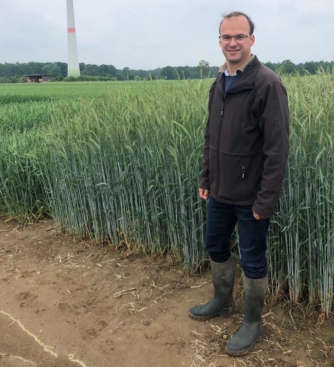 Ralf-Georg Keunecke, Pflanzenbauberater bei AGRAVIS (Die Bildrechte liegen bei dem Verfasser der Mitteilung.)