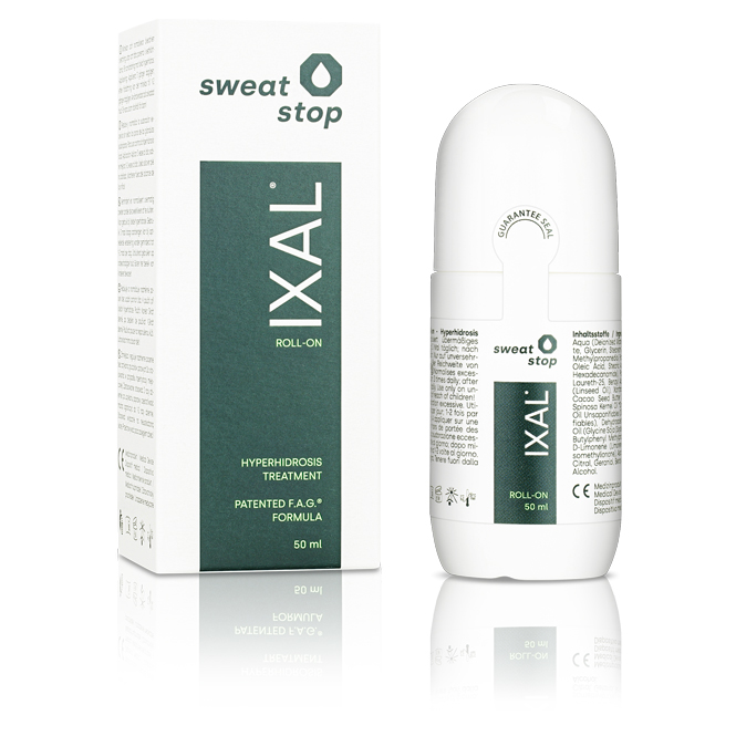 SweatStop®IXAL Roll-on (Die Bildrechte liegen bei dem Verfasser der Mitteilung.) SweatStop®IXAL Roll-on (Die Bildrechte liegen bei dem Verfasser der Mitteilung.)