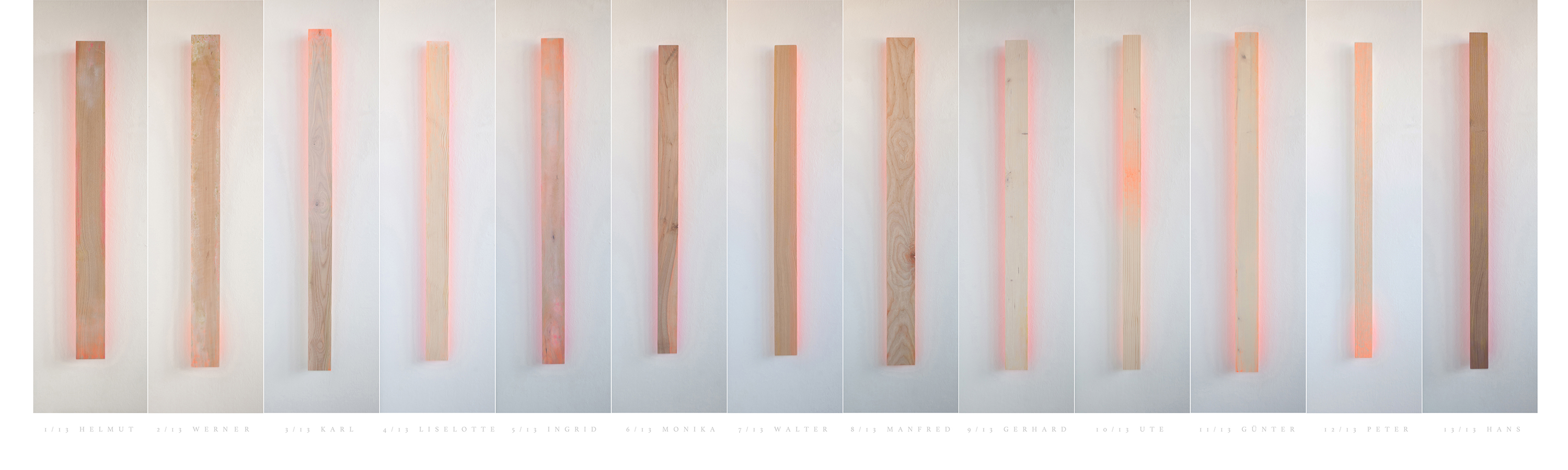 Artist at Rhy Art Salon: Oto Rimele: Berlin Portraits (Wood, paint, wax. Graphite / 13 portraits / 2018) - Courtesy Rimele Artist at Rhy Art Salon: Oto Rimele: Berlin Portraits (Wood, paint, wax. Graphite / 13 portraits / 2018) - Courtesy Rimele