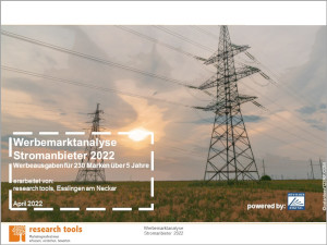 Werbemarktanalyse Stromanbieter 2022