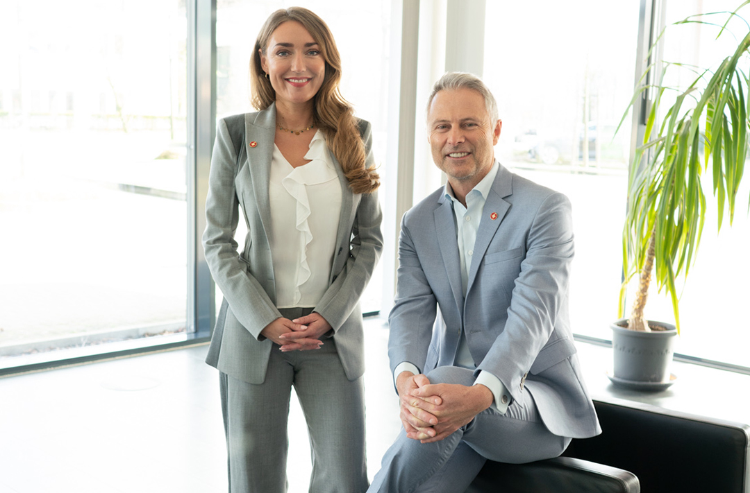Katharina Röhrig und Dr. Ignace Van Meenen (Bildquelle:©GFOS | Joseffson Fotografie)