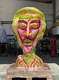 Skulptur „Character“ von Leon Löwentraut, Fotograf: Dominik Schmäke Skulptur „Character“ von Leon Löwentraut, Fotograf: Dominik Schmäke