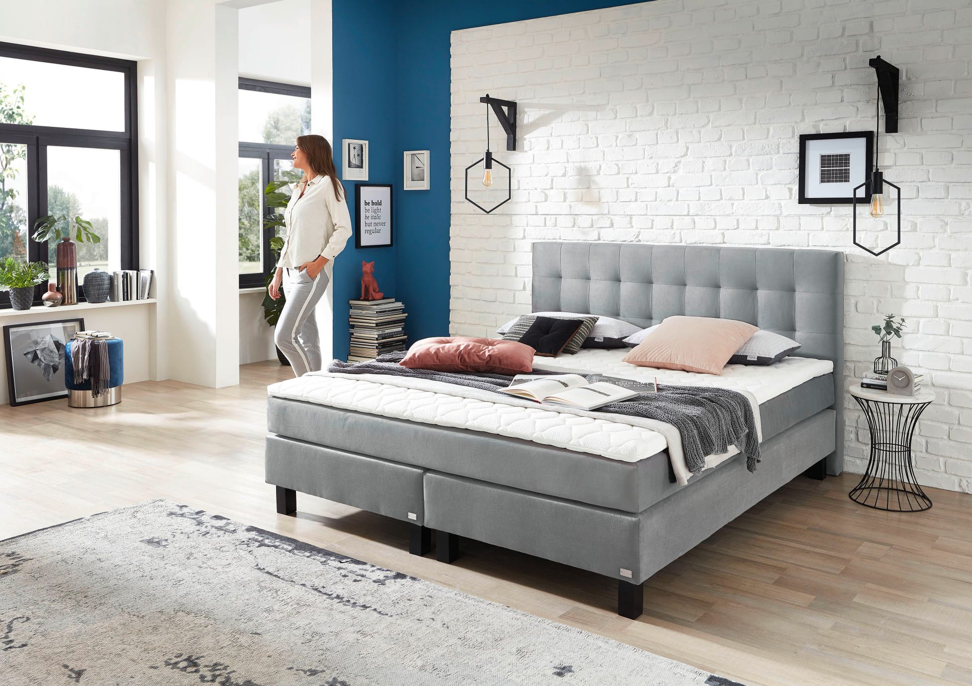 Boxspringbett WELCON ROCKSTAR 180x200 cm Boxspringbett WELCON ROCKSTAR 180x200 cm