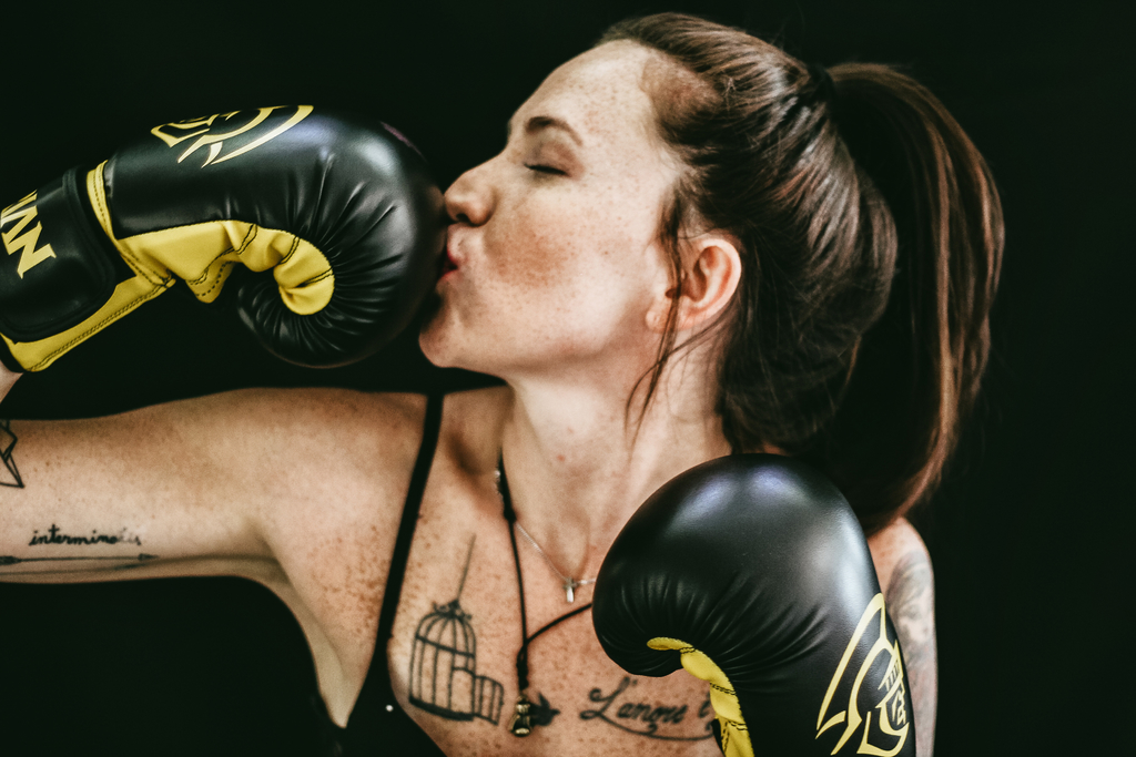 Kickboxing Girl (Die Bildrechte liegen bei dem Verfasser der Mitteilung.)