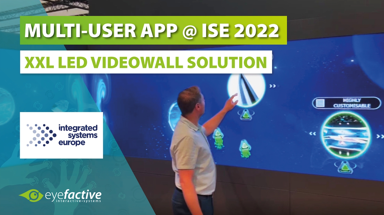 eyefactive zeigt Multi-User Software auf der ISE 2022 in Barcelona (Die Bildrechte liegen bei dem Verfasser der Mitteilung.) eyefactive zeigt Multi-User Software auf der ISE 2022 in Barcelona (Die Bildrechte liegen bei dem Verfasser der Mitteilung.)
