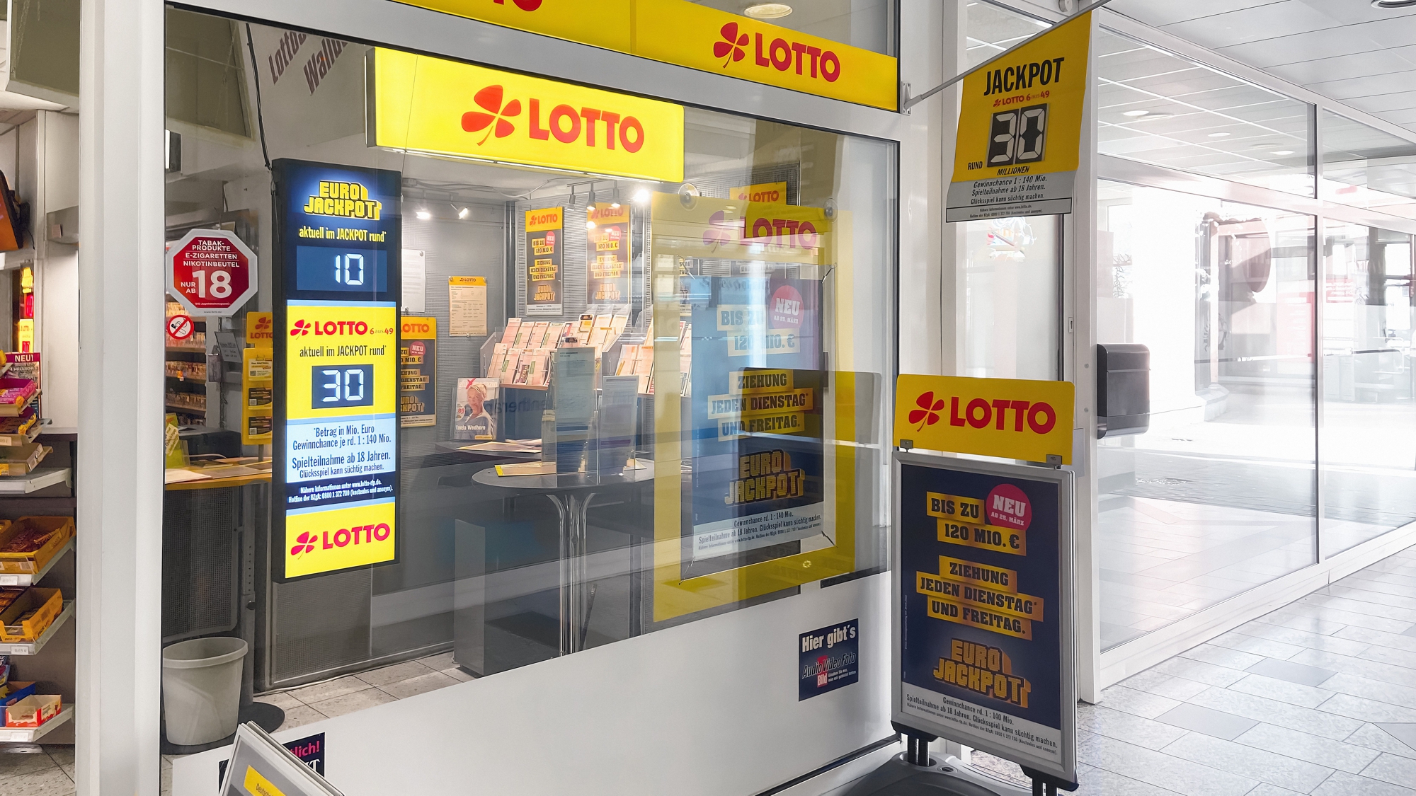 Die digitale Jackpot-Anzeige ist eines der prägnantesten Beispiele für den Einsatz dynamischer digitaler Displays Die digitale Jackpot-Anzeige ist eines der prägnantesten Beispiele für den Einsatz dynamischer digitaler Displays