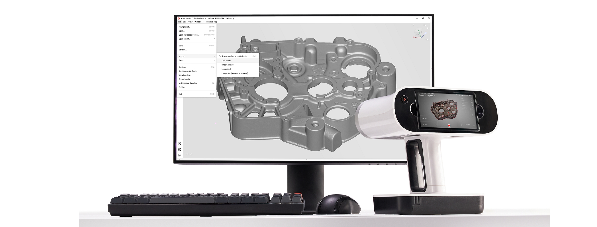 Artec 3D präsentiert Artec Studio 17 (Bildquelle: @ Artec 3D) Artec 3D präsentiert Artec Studio 17 (Bildquelle: @ Artec 3D)