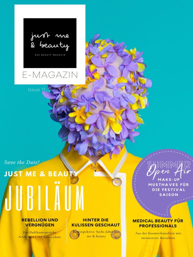 Gratis abrufbare Beauty-Lektüre: just me & beauty E-Magazin Juni-Edition (© just me & beauty)