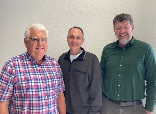 v. l. n. r. Erich Wintrich, Armin Wengerter, Jens Olbrich v. l. n. r. Erich Wintrich, Armin Wengerter, Jens Olbrich