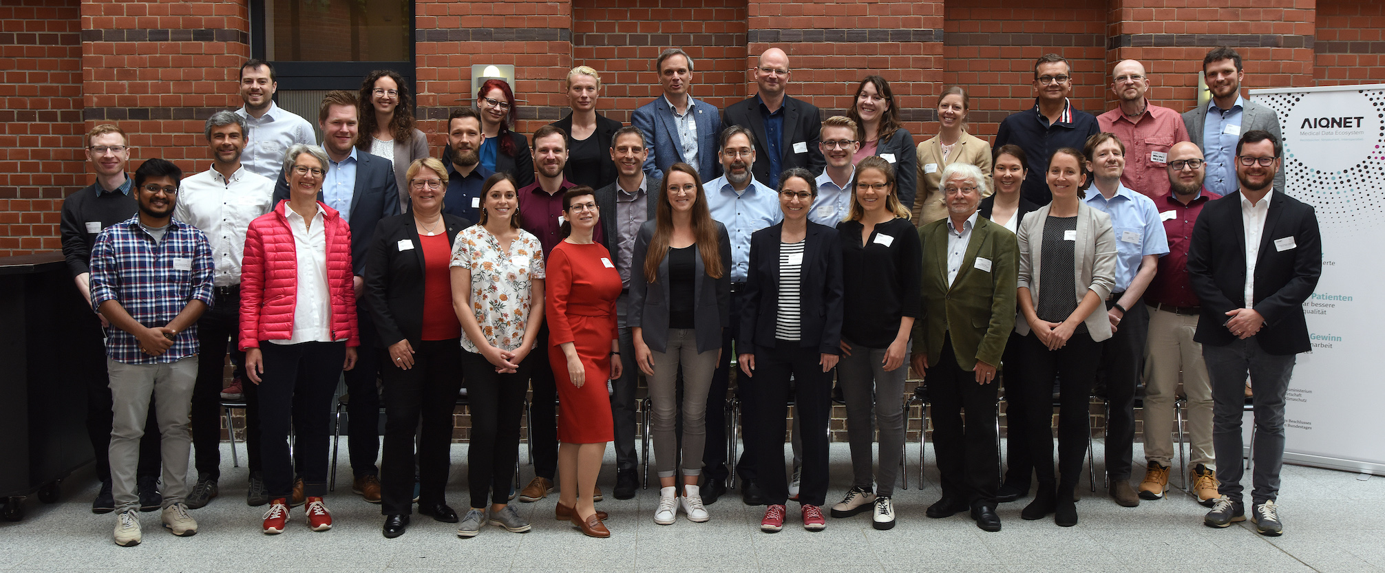 Die Konsortialpartner des Projektes AIQNET beim Treffen in Berlin. (Bildquelle: Manuela Köhler/BioRegio STERN Management GmbH)