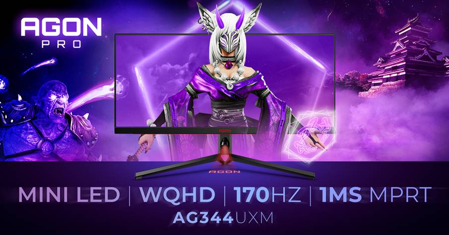 Zukunftssicherer High-End-Monitor für ambitionierte Gamer: der AGON PRO AG344UXM (Die Bildrechte liegen bei dem Verfasser der Mitteilung.) Zukunftssicherer High-End-Monitor für ambitionierte Gamer: der AGON PRO AG344UXM (Die Bildrechte liegen bei dem Verfasser der Mitteilung.)