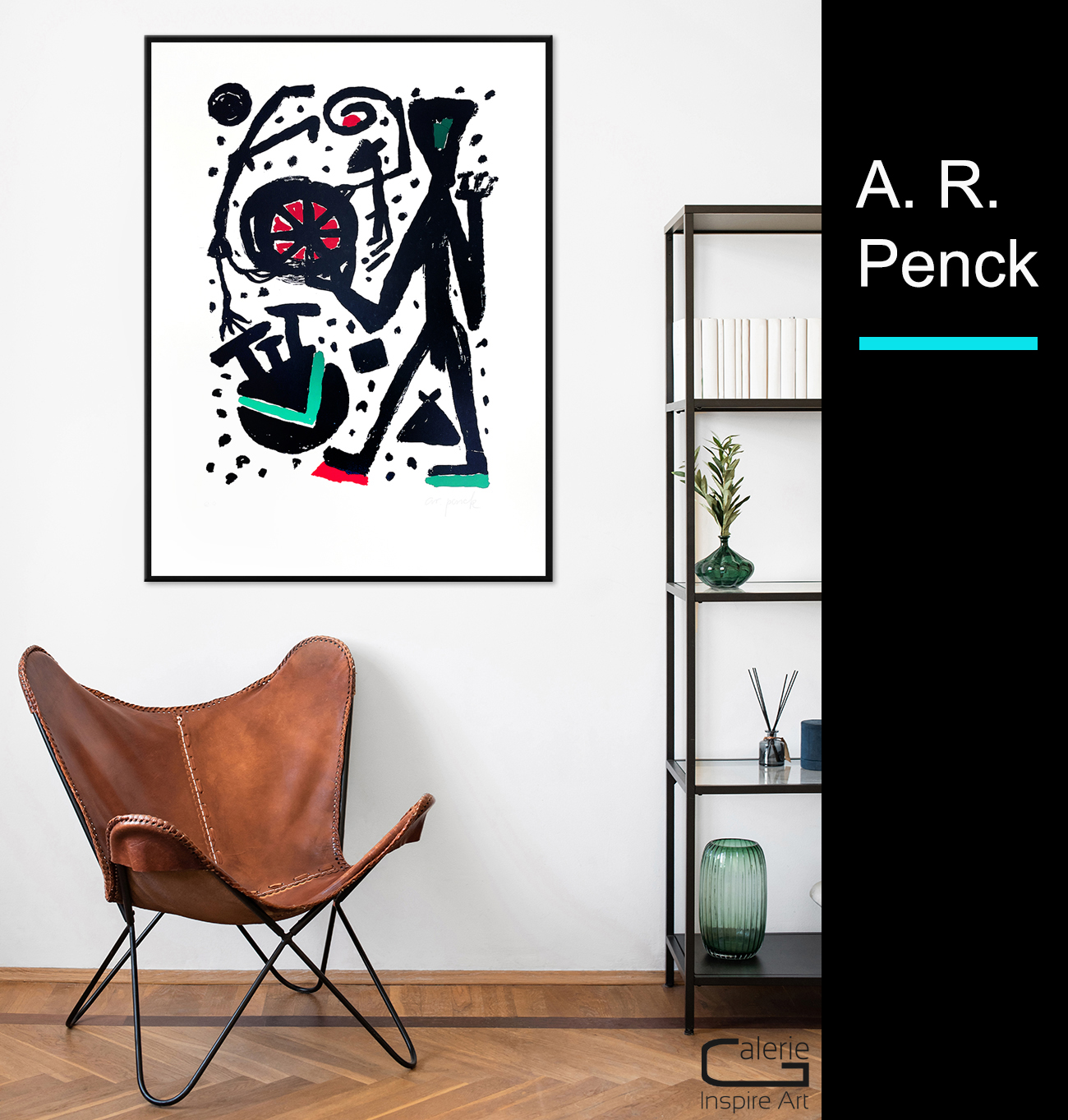 (c) A. R. Penck -"Mann und Weltrad" Original Serigrafie (Die Bildrechte liegen bei dem Verfasser der Mitteilung.) (c) A. R. Penck -"Mann und Weltrad" Original Serigrafie (Die Bildrechte liegen bei dem Verfasser der Mitteilung.)