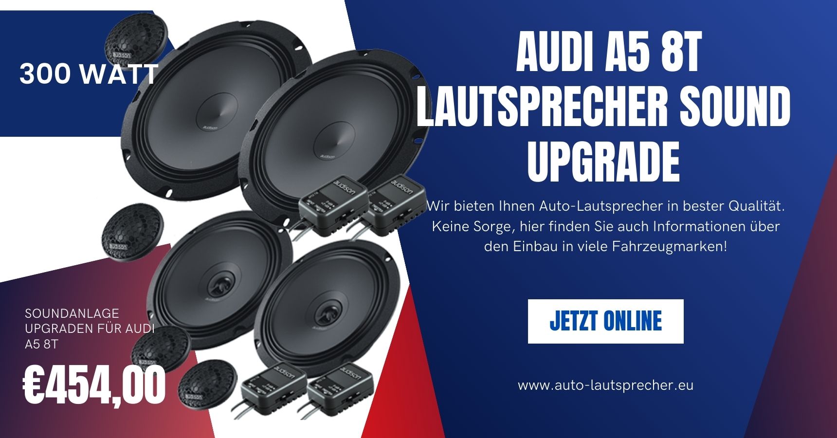Audi A5 8T Lautsprecher Sound Upgrade mit Top Performance (Die Bildrechte liegen bei dem Verfasser der Mitteilung.)