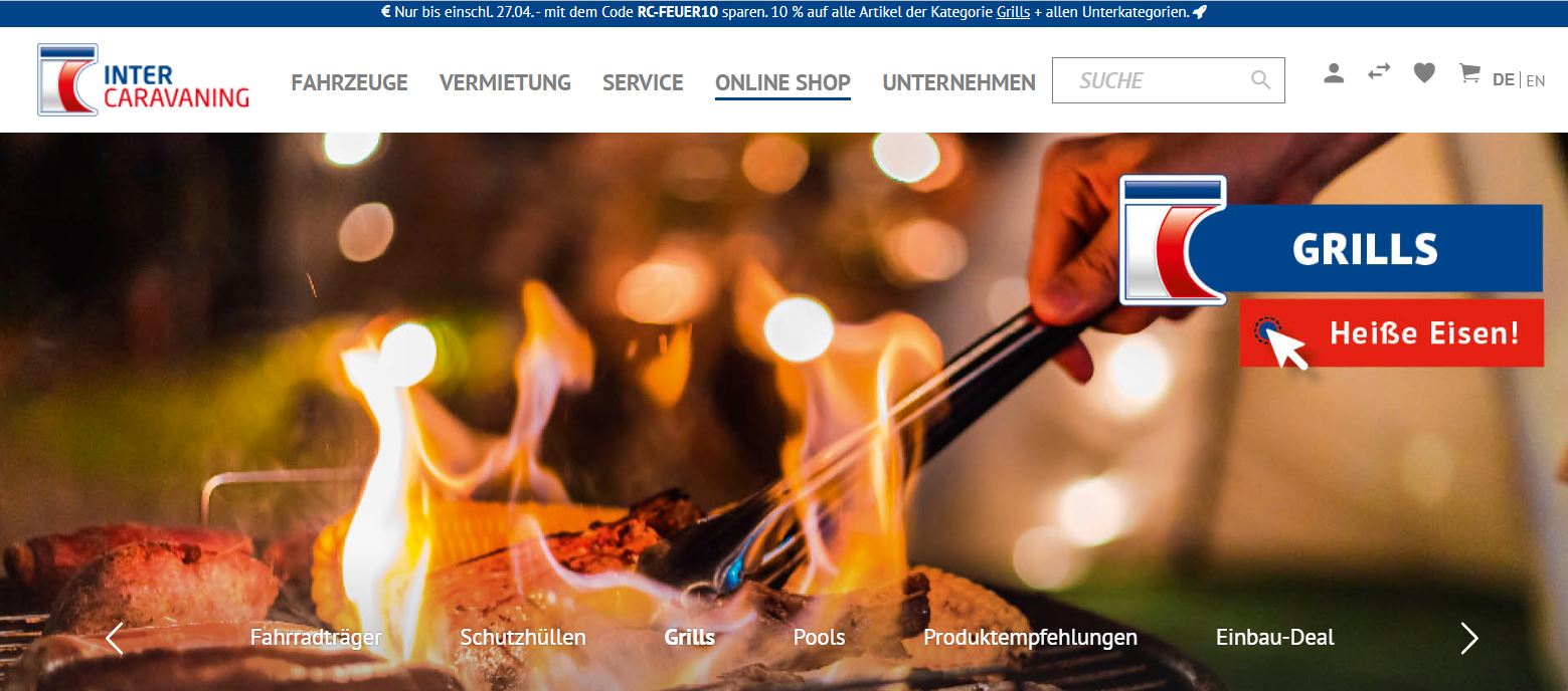 Der InterCaravaning Online-Shop bietet über 17.000 Artikel und jede Woche neue Sonderangebote. Mit d