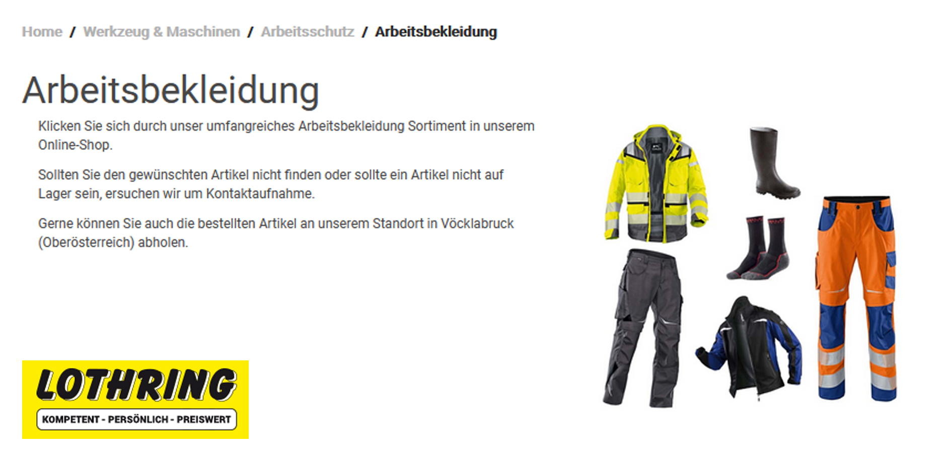 Lothring GmbH - Ihr Experte für Haus- & Küchenprodukte, Gartengeräte & -möbel, Spielwaren und Arbeitsschutz