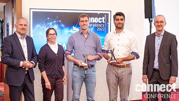 Feierliche Preisverleihung auf der connect conference 2022. (Die Bildrechte liegen bei dem Verfasser der Mitteilung.) Feierliche Preisverleihung auf der connect conference 2022. (Die Bildrechte liegen bei dem Verfasser der Mitteilung.)