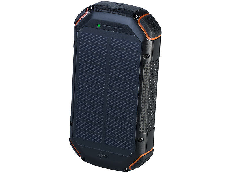 revolt Solar-Powerbank PB-240.qi mit 20 Ah, Qi-kompatibel, USB-C, 15 Watt, SOS-Licht, www.pearl.de (Die Bildrechte liegen bei dem Verfasser der Mitteilung.) revolt Solar-Powerbank PB-240.qi mit 20 Ah, Qi-kompatibel, USB-C, 15 Watt, SOS-Licht, www.pearl.de (Die Bildrechte liegen bei dem Verfasser der Mitteilung.)