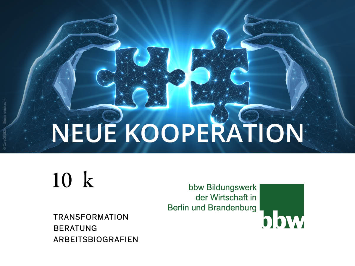 Neue Partnerschaft zwischen bbw Gruppe und 10 k Beratung