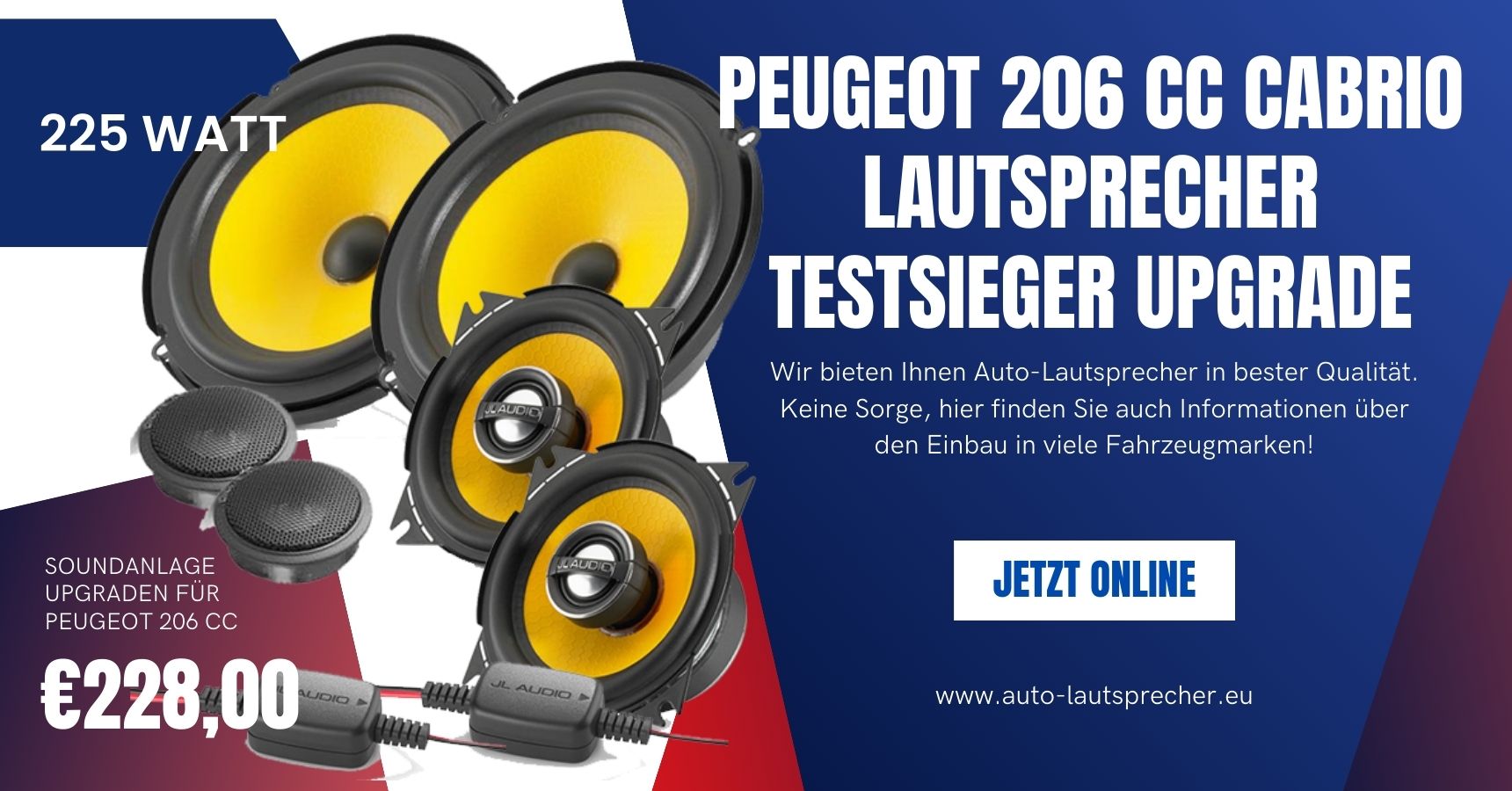 Peugeot 206 CC Cabrio Lautsprecher Testsieger Upgrade (Die Bildrechte liegen bei dem Verfasser der Mitteilung.) Peugeot 206 CC Cabrio Lautsprecher Testsieger Upgrade (Die Bildrechte liegen bei dem Verfasser der Mitteilung.)