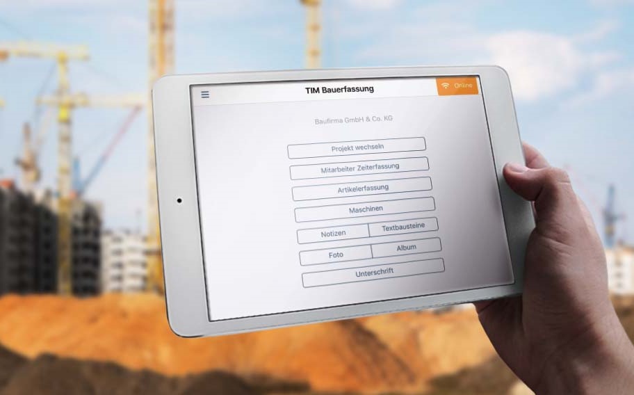 vTIM App für Zeiterfassung und Baustellenverwaltung (Bildquelle: istockphoto.com_117970032 -©Krakozawr)