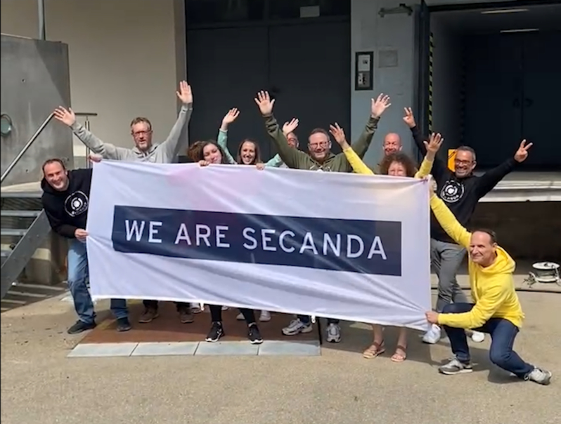 Der neue Slogan: WE ARE SECANDA